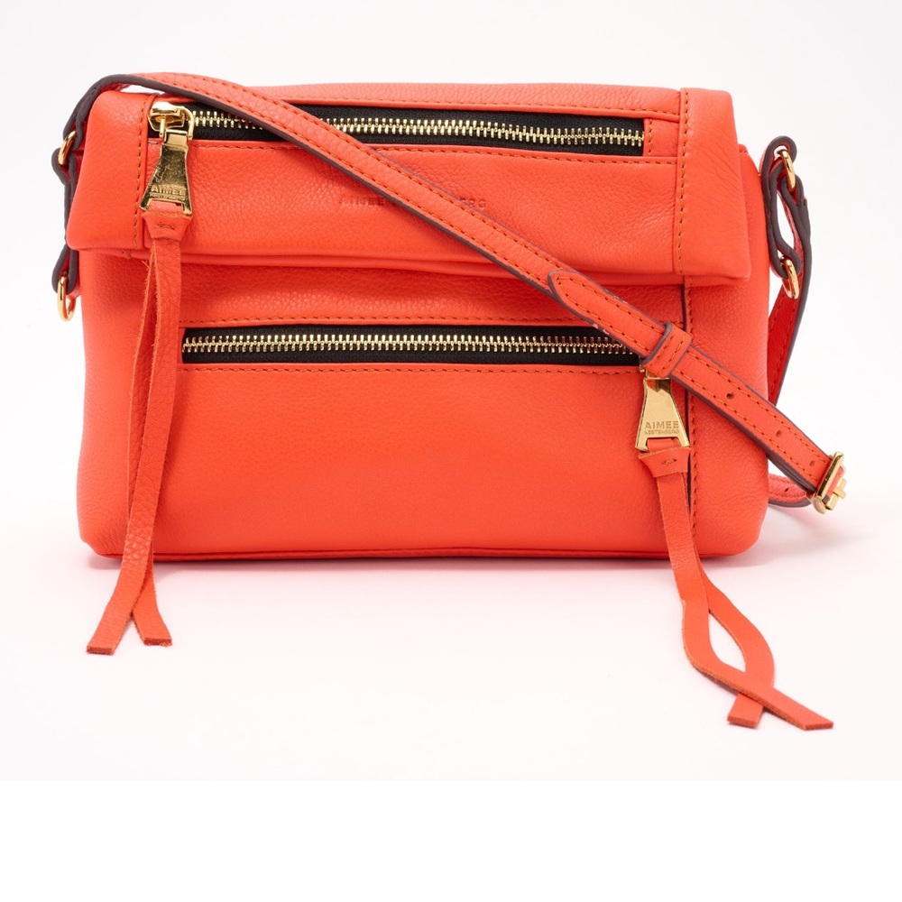 Aimee Kestenberg Vibrant Orange Crossbody Bag